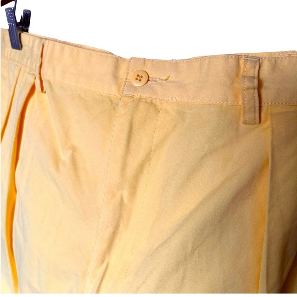 Ralph Lauren Blue Label Canary Yellow Trouser Shorts NWOT - Picture 5 of 6